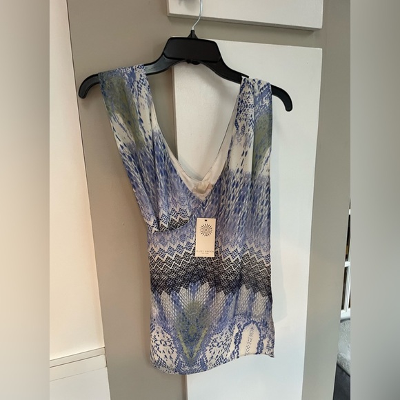 ramy brook becky wrap crossover tank top - Picture 3 of 10